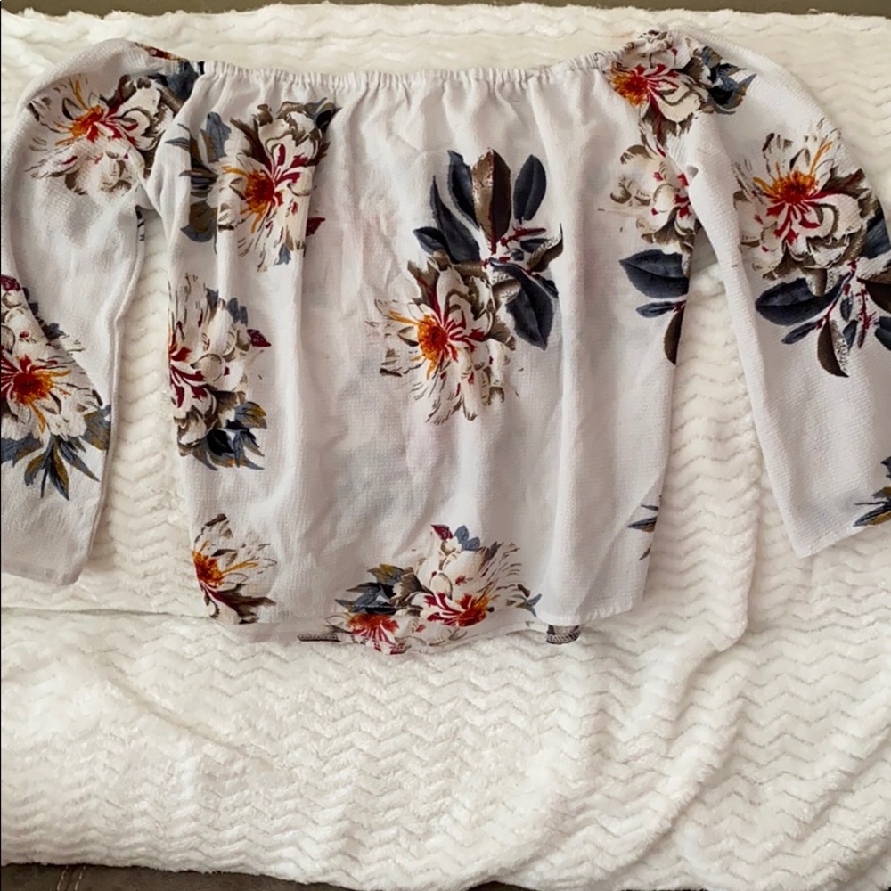 Off the shoulder blouse